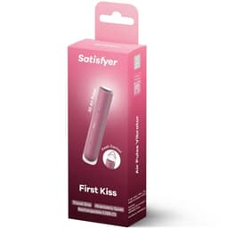 Satisfyer First Kiss Wave, Lippenstift-Design mit Hygienekappe im Detail