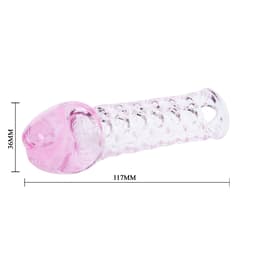 Baile Penis Extender Cover aus einer weiteren Perspektive, Nahaufnahme des Produkts