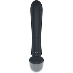 Satisfyer Triple Lover mit abgenommener Silikonkappe am Massagekopf
