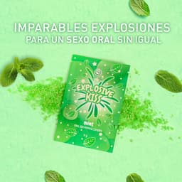 Secretplay Minze-Sprengbonbons, Rückseite der Verpackung mit Hinweisen