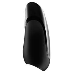Satisfyer Men Vibration+ mit Blick in den enger werdenden Silikontunnel