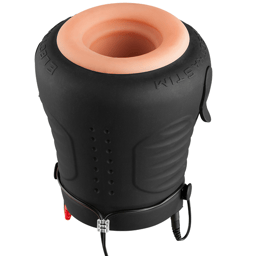 ElectraStim Jack Socket Innenhülse mit 10 cm Länge im Größenvergleich