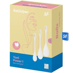 Satisfyer Yoni Power 1 Trainingsset, Detailansicht der gesteppten Oberfläche