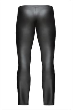 Noir Handmade H021 Fetisch-Hose von der Seite, Detailansicht der Verarbeitung