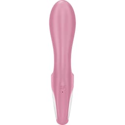 Satisfyer Air Pump Bunny 2, Nahaufnahme des Bedienknopfs, professionell fotografiert
