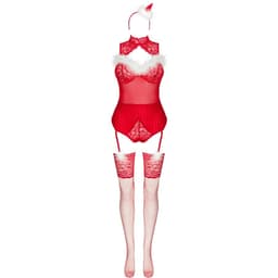 Livco Corsetti Limpid Snowflakes Body von hinten, Rückenpartie sichtbar