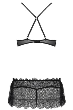 Passion Chemise von der Seite, Netzstruktur im Detail – Passion Devil Collection