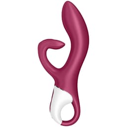 Satisfyer Embrace Me mit genopptem Klitorisreizer im Detail, mit erkennbarer Formgebung