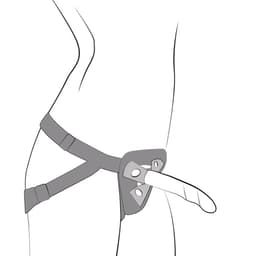 ROMP Piccolo Dildo losgelöst vom Harness, eigenständig nutzbar