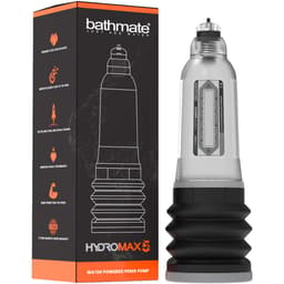 Bathmate Hydromax 5 mit Ventil und Polster im Detail fotografiert