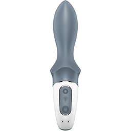 Bedientasten des Satisfyer Air Pump Booty 1 mit Aufpumpknopf in Nahaufnahme