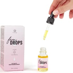 Secretplay Fem Drops Serum, Nahaufnahme des Tropfeinsatzes im Detail