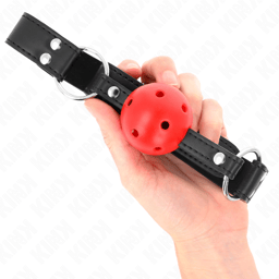 Kink Ballknebel, Größenvergleich mit 4 cm Durchmesser – zusätzliche Detailansicht des Produkts