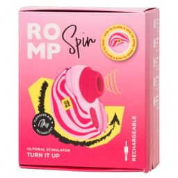 ROMP Spin Rabbit-Vibrator mit rotierendem Schaft, im Badezimmer, vollständig wasserdicht