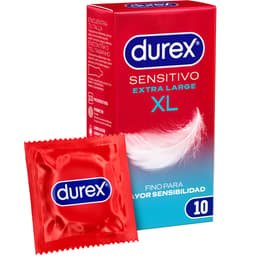 Durex Sensitive XL Kondome, 10er-Packung in der Gesamtansicht