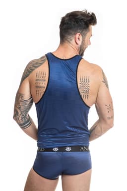 Anais Men Naval Herren-Top, Rückenansicht
