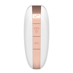 Verpackung des Satisfyer Love Triangle mit Produktabbildung und Angaben