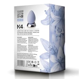 Verpackung des Niya N4 Intimmassagers in Studioaufnahme auf weißem Hintergrund