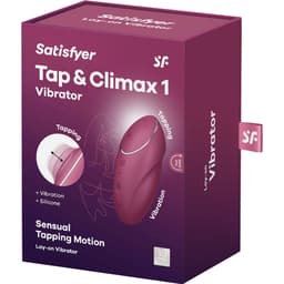 Satisfyer Tap & Climax 1, Nahaufnahme der Silikonoberfläche in Produktfotografie