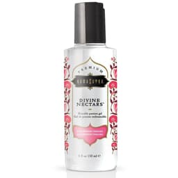 Kamasutra Divine Nectars Erdbeer-Traum-Gleitgel, Flasche in Gesamtansicht von vorne