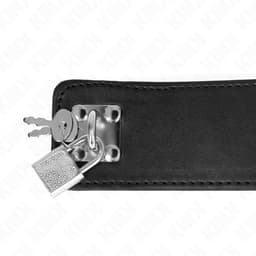KINK Halsband mit breitem Riemen, Ansicht der Innenseite, zweite Perspektive im Detail