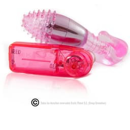 Baile Ripple in Pink, Nahaufnahme der Vibrationskugel und des Dammansatzes