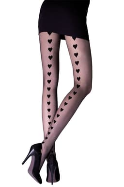 Legg Story Valentina Strumpfhose in Schwarz, Gesamtansicht von vorne