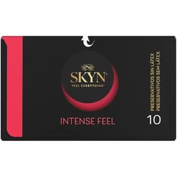 Skyn Intense Feel Kondome, einzeln versiegelte Folienpackungen im Detail