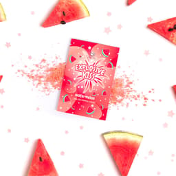Secretplay Wassermelone-Sprengbonbons, geöffneter Beutel mit Popcandy