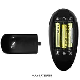 Baile Oliver Vibrator, Rückansicht der Basis mit Bedienelement im Detail