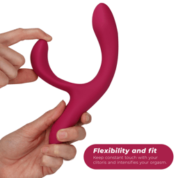 Verpackung des We-Vibe Nova Vibrators in scharfer Nahaufnahme