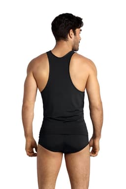 Anais Men Petrol Herren-Top, Rückenansicht