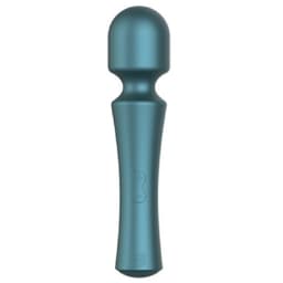 Romp Presto Klitorisvibrator in Grün, Gesamtansicht des kompakten Silikonvibrators