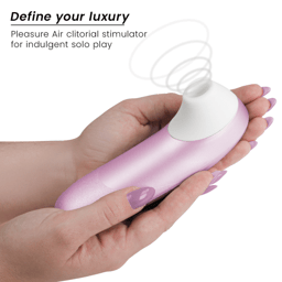 Womanizer Pro Vibrant im Größenvergleich mit der Hand