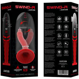 Verpackung des Jamyjob Swing-R Masturbators mit Produktabbildung