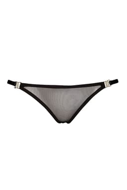 Noir Handmade F119S String-Tanga in schwarz, Gesamtansicht, String-Tanga von Noir Handmade