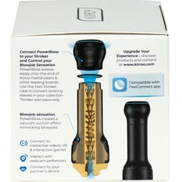 Kiiroo PowerBlow mit Silikonring und Ersatz-Saugschaumring als Zubehör