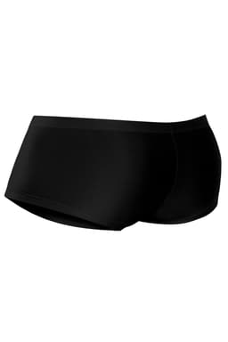 Cut4Men Hipster-Slip aus Mikrofaser, Farbvariante Schwarz, Gesamtansicht von vorne