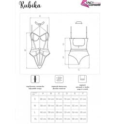 Livco Corsetti Melisenda Dessous-Set in Schwarz, Detailaufnahme des Oberteils