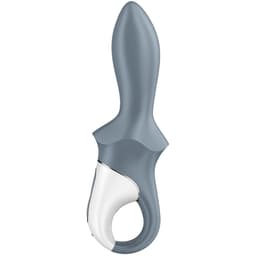 Satisfyer Air Pump Booty 1 aufblasbarer Analvibrator in Grau, Gesamtansicht