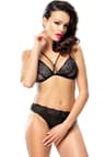 Demoniq Pola – Dessous-Set, aus Spitze, ouvert