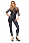 7Heaven Perica – Catsuit aus Wetlook-Material
