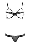 Passion Kyouka – Dessous-Set mit offenem BH und Tanga
