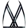 Bijoux Indiscrets Maze – veganes Halter-BH-Harness in Schwarz