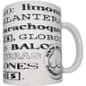 Diablo Picante Titten-Synonyme-Tasse – Weißer Keramikbecher 370 ml