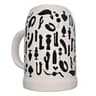 Diablo Picante Bierkrug mit Vibrator-Motiven – Weißer Keramikbecher 700 ml