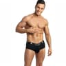 Anais Men Petrol – Jockstrap-Bikini mit offenem Gesäß