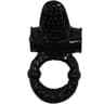 Baile Sweet Ring – Vibrationsring mit texturiertem Kaninchen, Schwarz