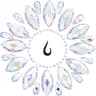 Leg Avenue Fluer – selbstklebender Bauchnabelschmuck mit Strass