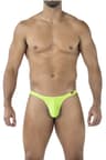 Cut4Men – Brazilian-Thong aus Mikrofaser, Neongelb